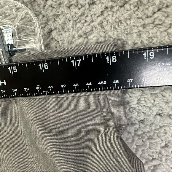 Madison Dress Pants Mens 36x31 Gray Flat Front Slacks - Picture 7 of 11